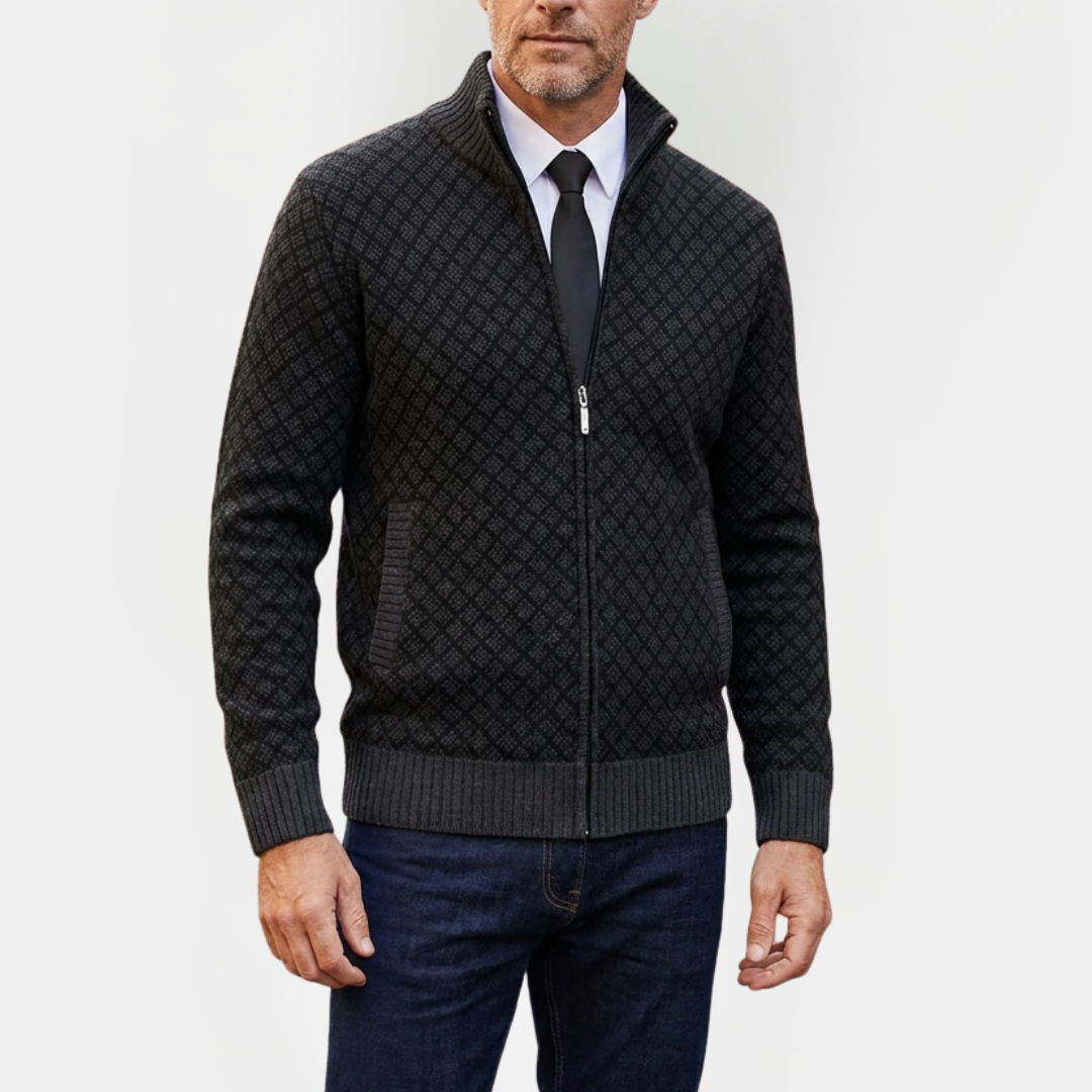 Brooks | Knit Zip Cardigan