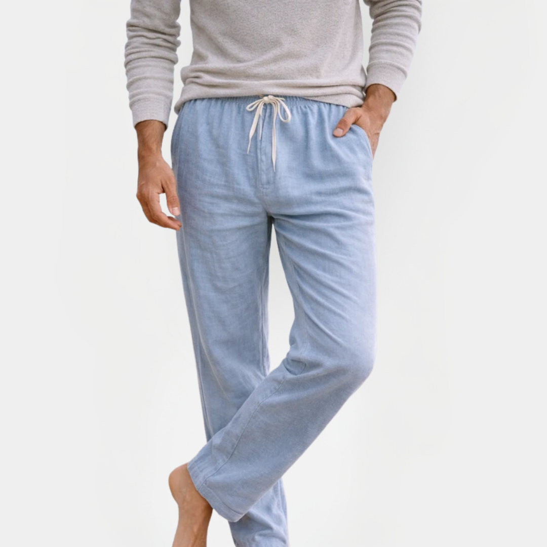 Sawyer | Drawstring Linen Pants