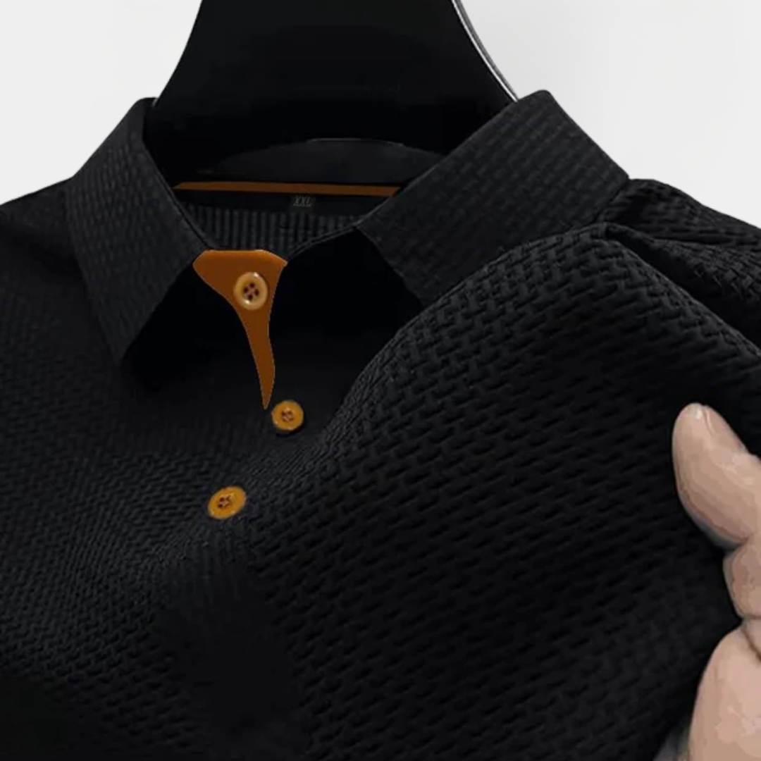 Evan | Textured Casual Polo