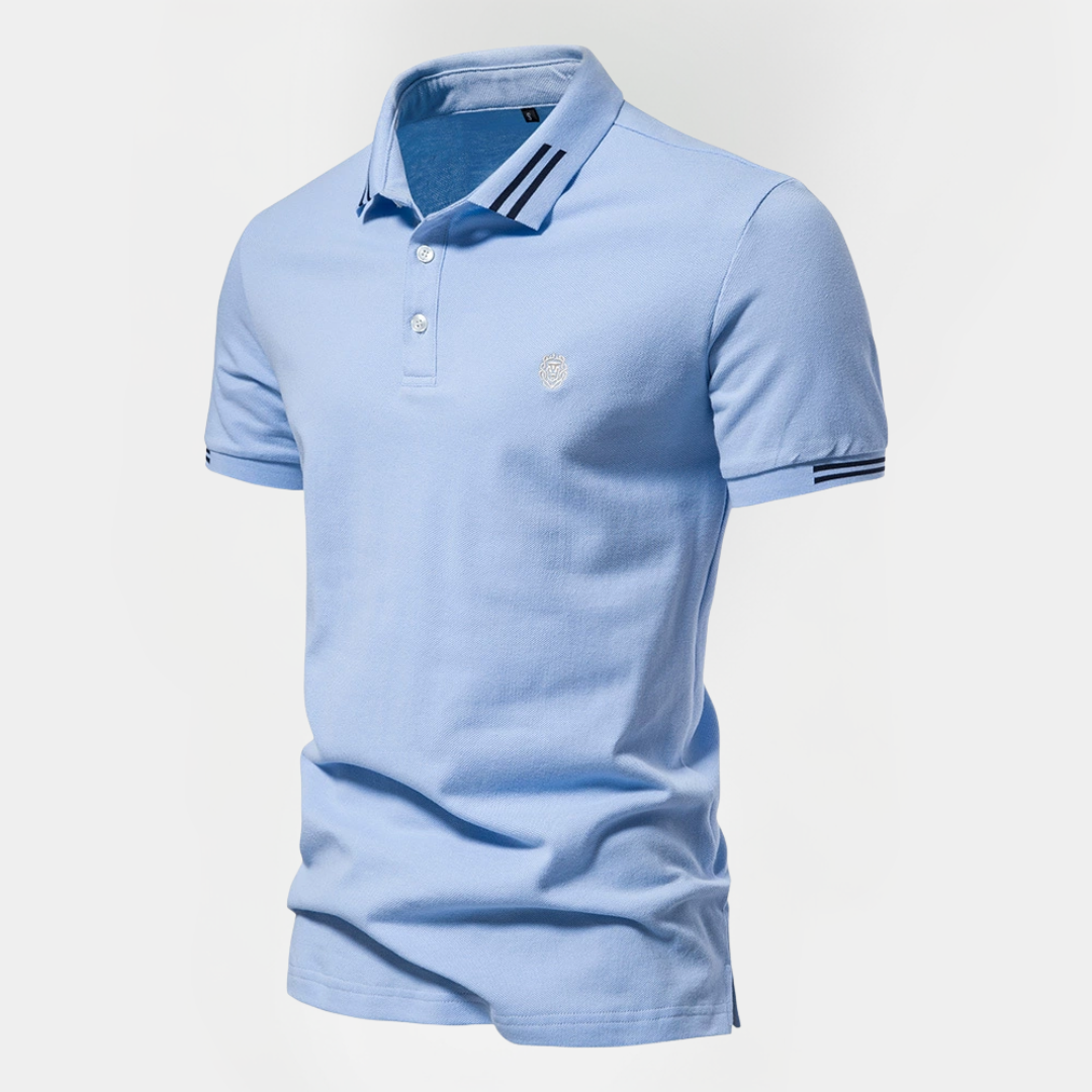 Warren | Contrast Cotton Polo Shirt