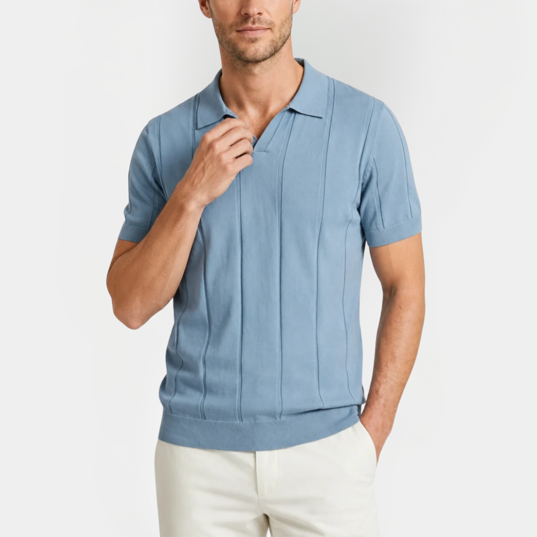 Sterling | Buttonless Polo Shirt