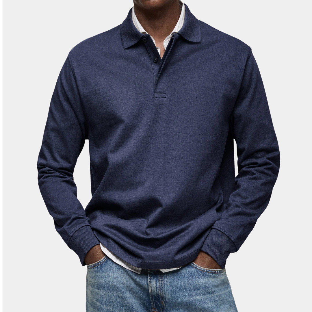 Mason | Classic Long Sleeve Polo Shirt