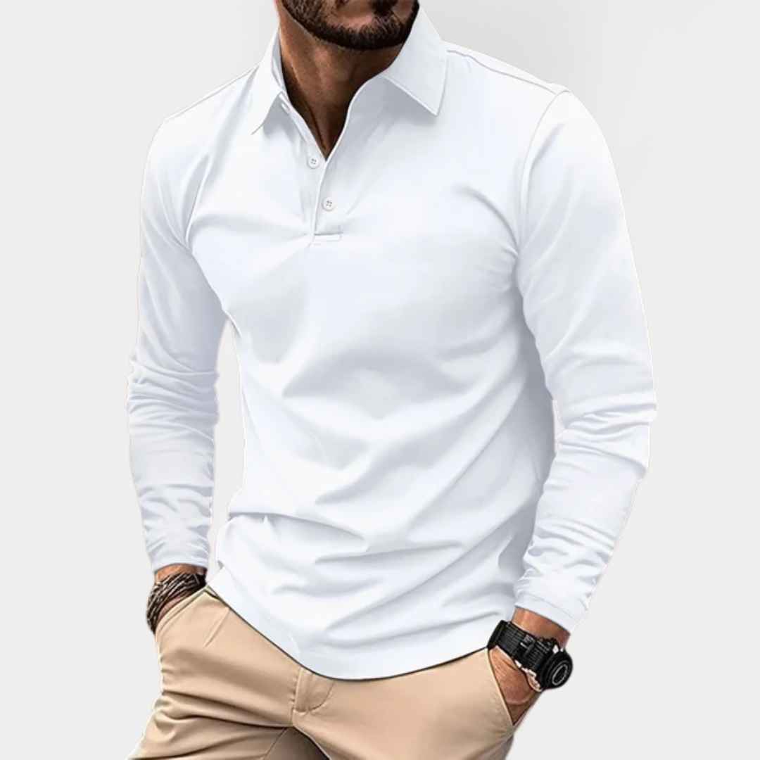 Beckett | Long Sleeve Polo Shirt