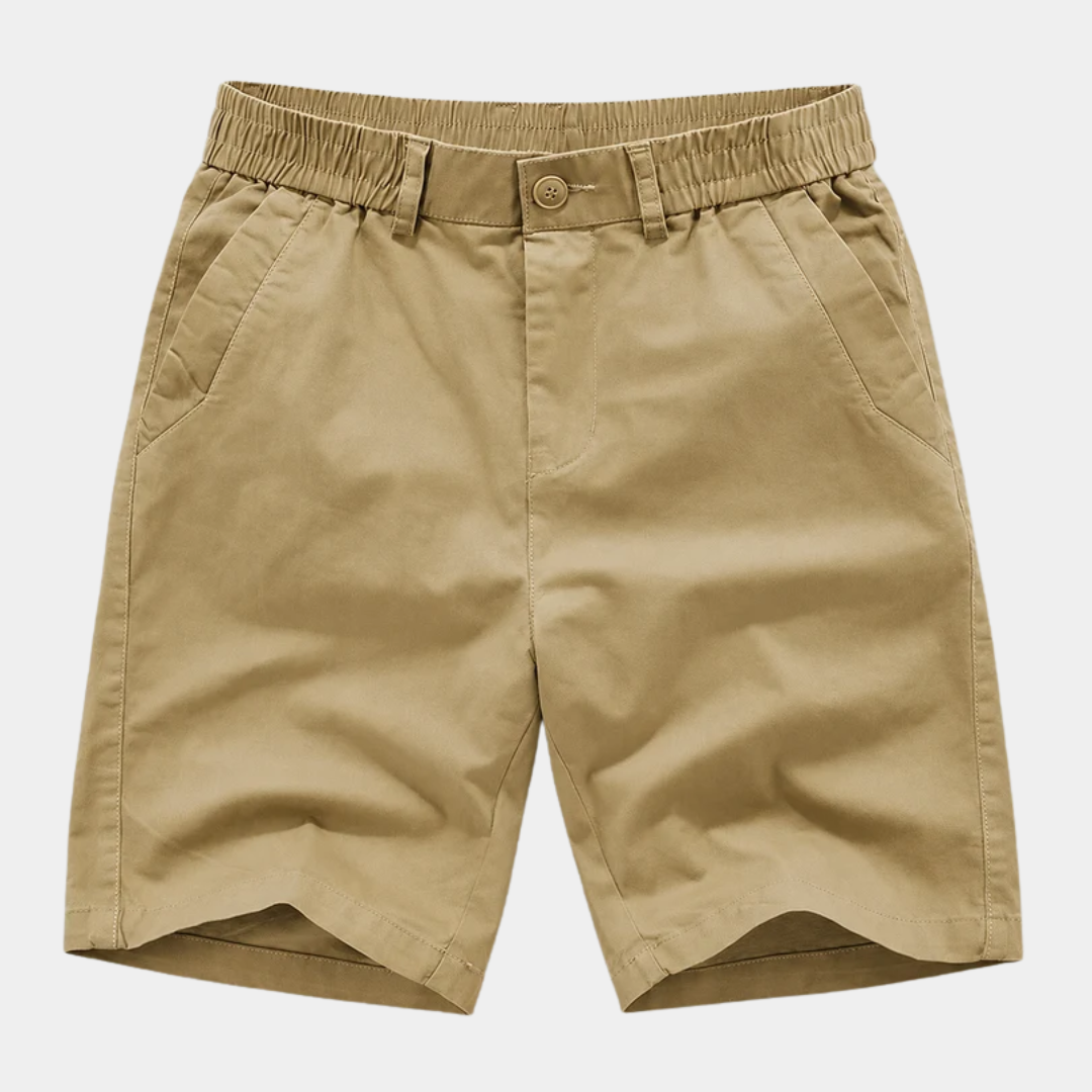 Archer | Elastic Waist Chino Shorts