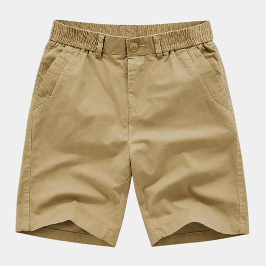 Archer | Elastic Waist Chino Shorts