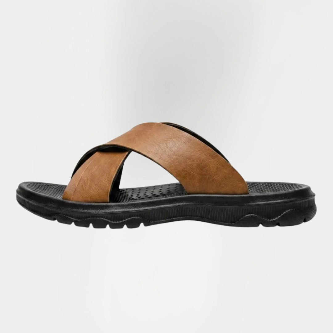 Declan | Cross-Strap Comfort Slides