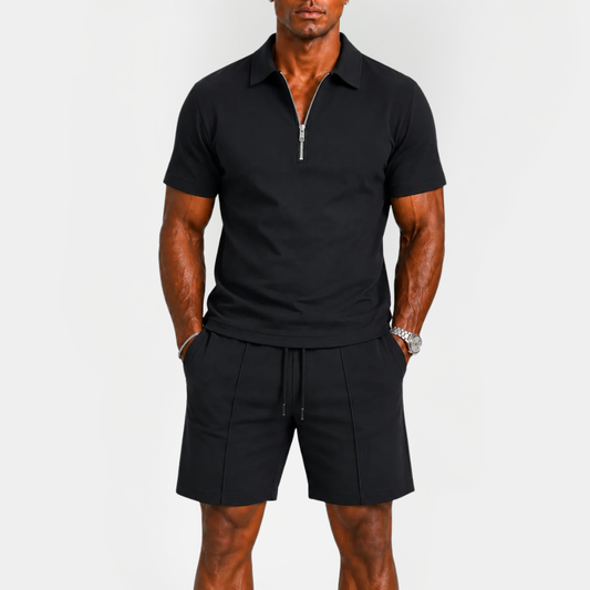 Blake | Zip Polo Summer Set