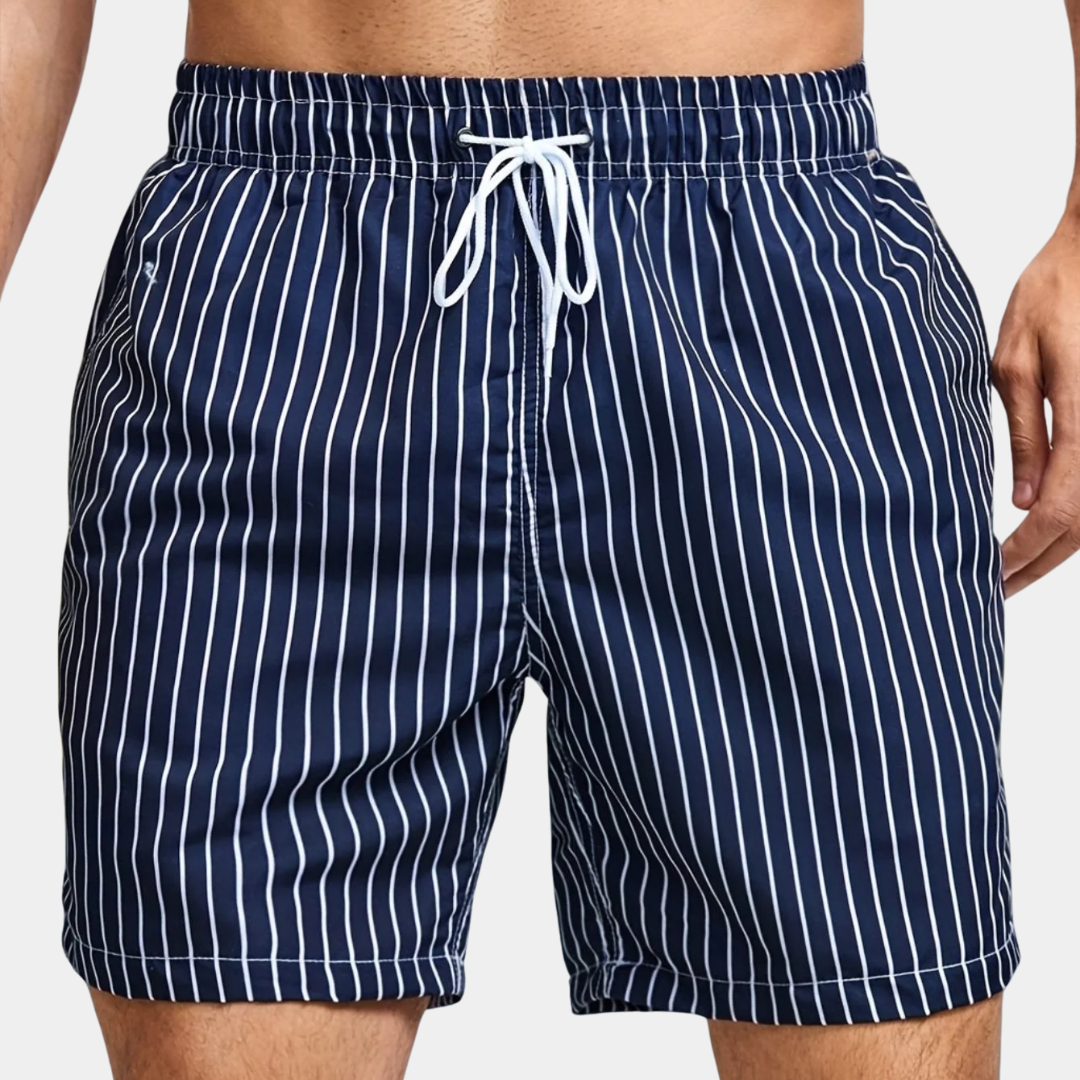 Preston | Striped Swim Shorts
