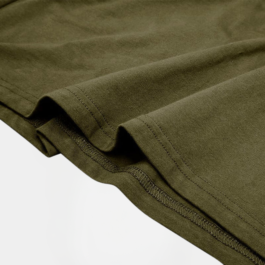 Callum | Cotton Long Sleeve Polo