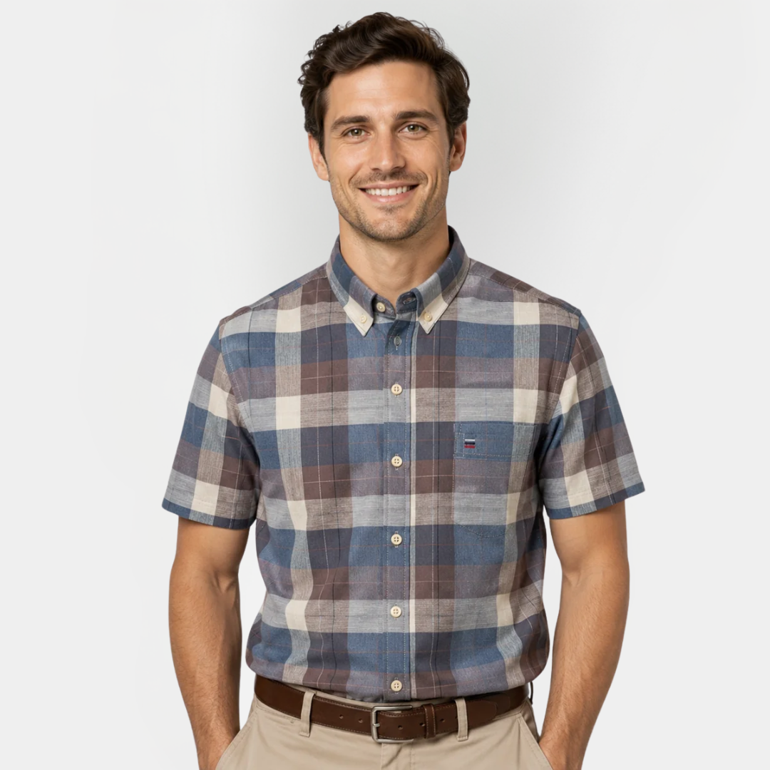 Wesley | Checkered Cotton Shirt