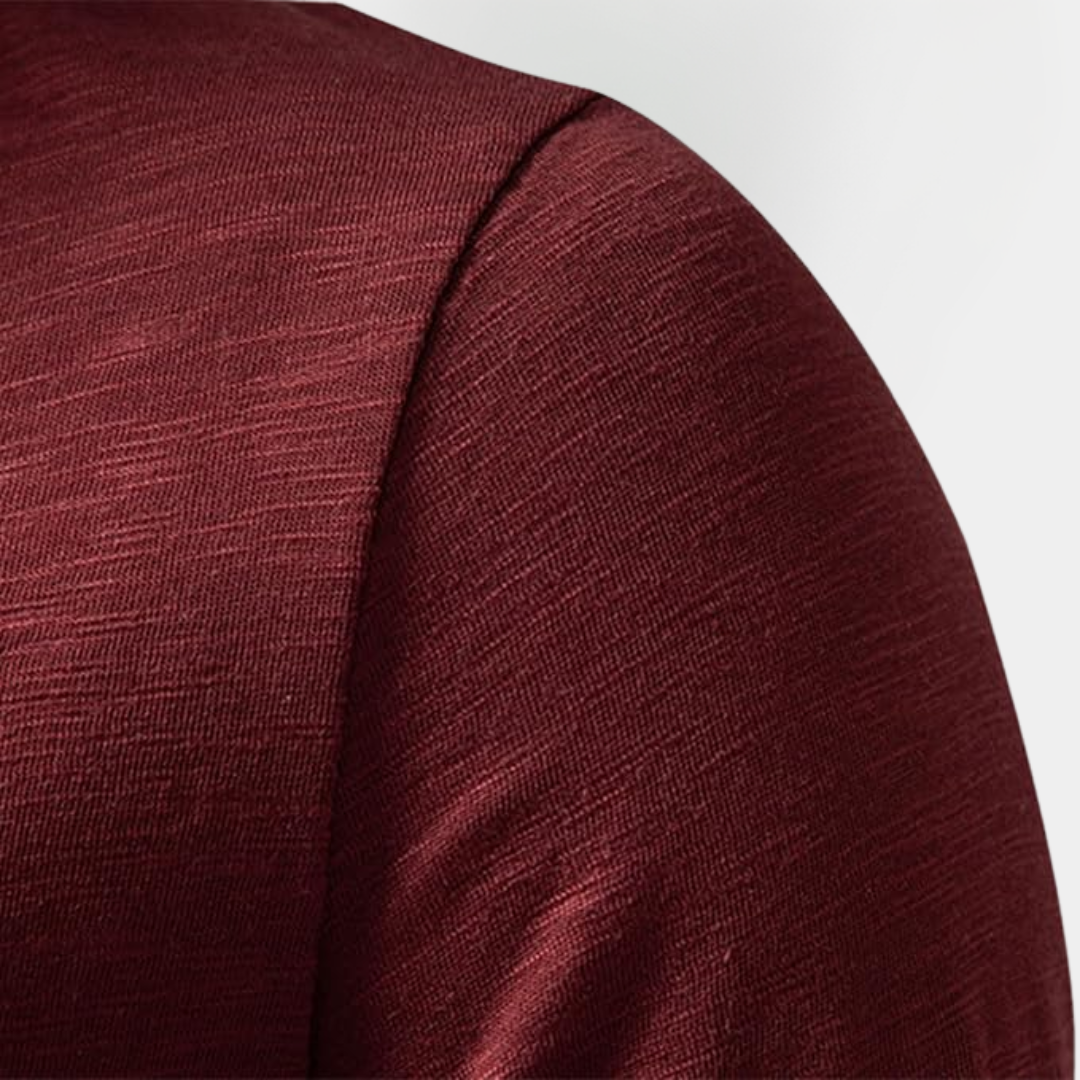 Spencer | Long Sleeve Henley Shirt
