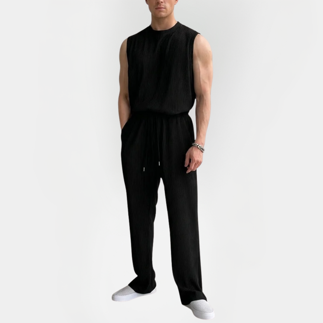 Dylan | Ribbed Singlet Summer Set
