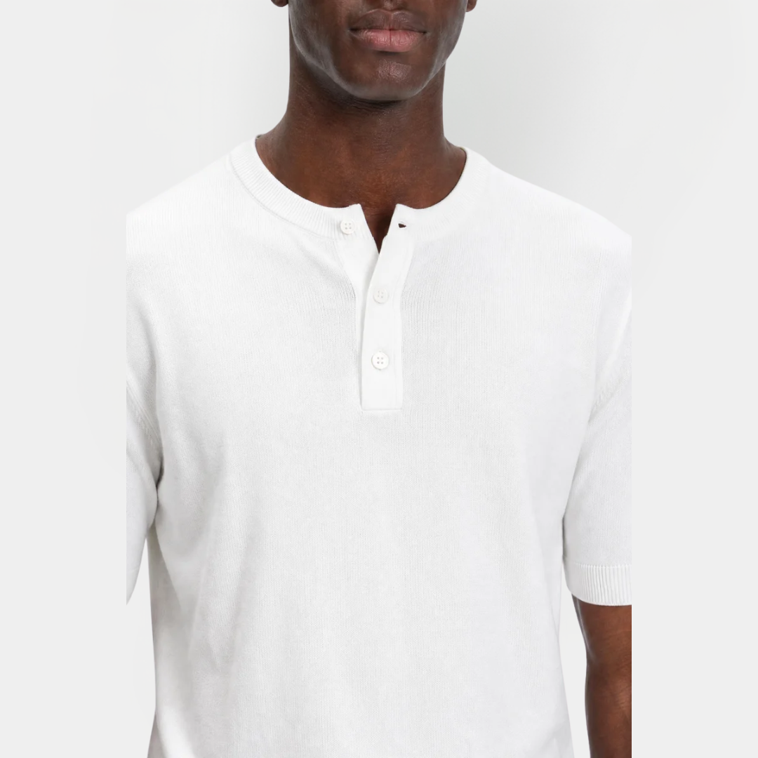 Miles | Short Sleeve Henley T-Shirt