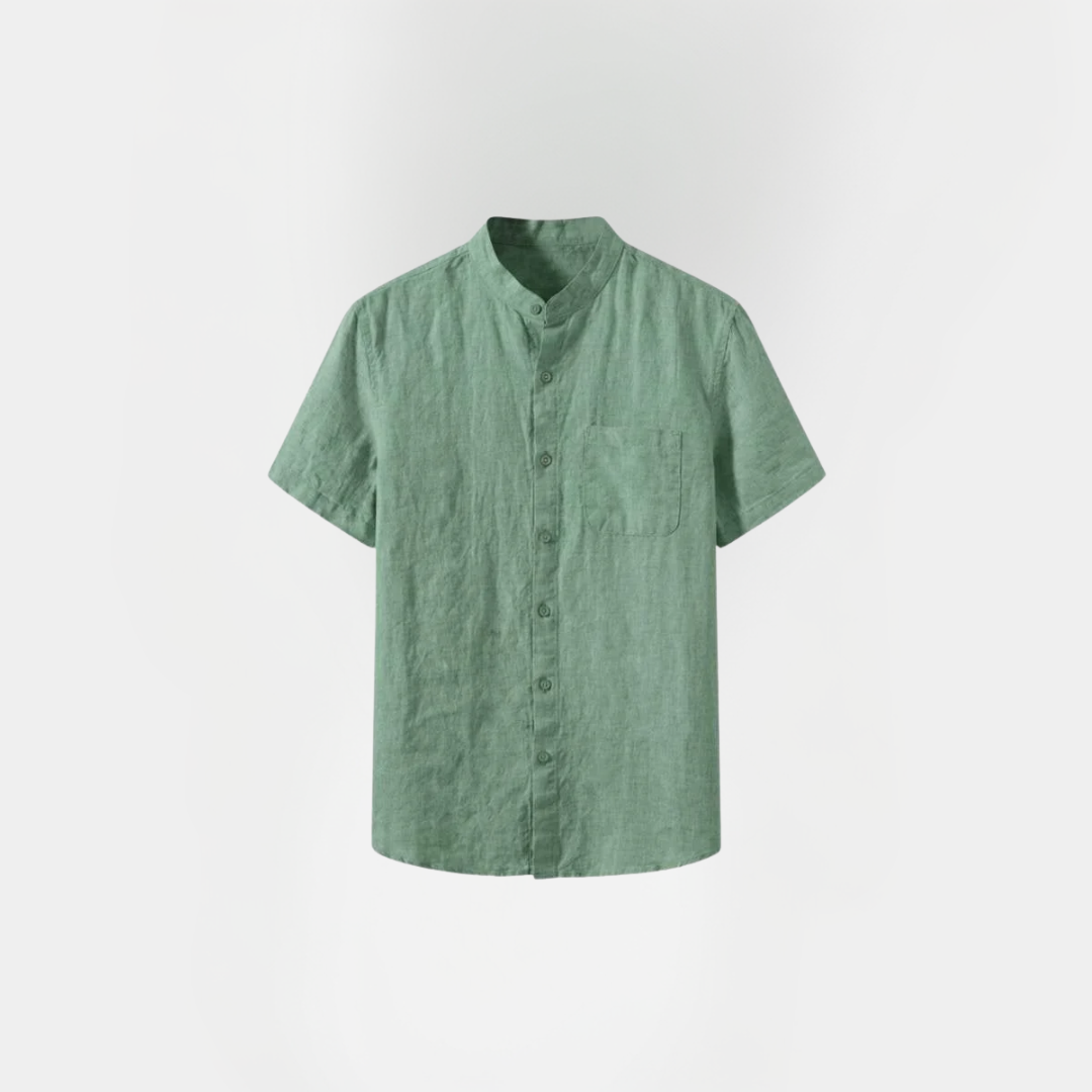 Nathan | Linen Short Sleeve Shirt
