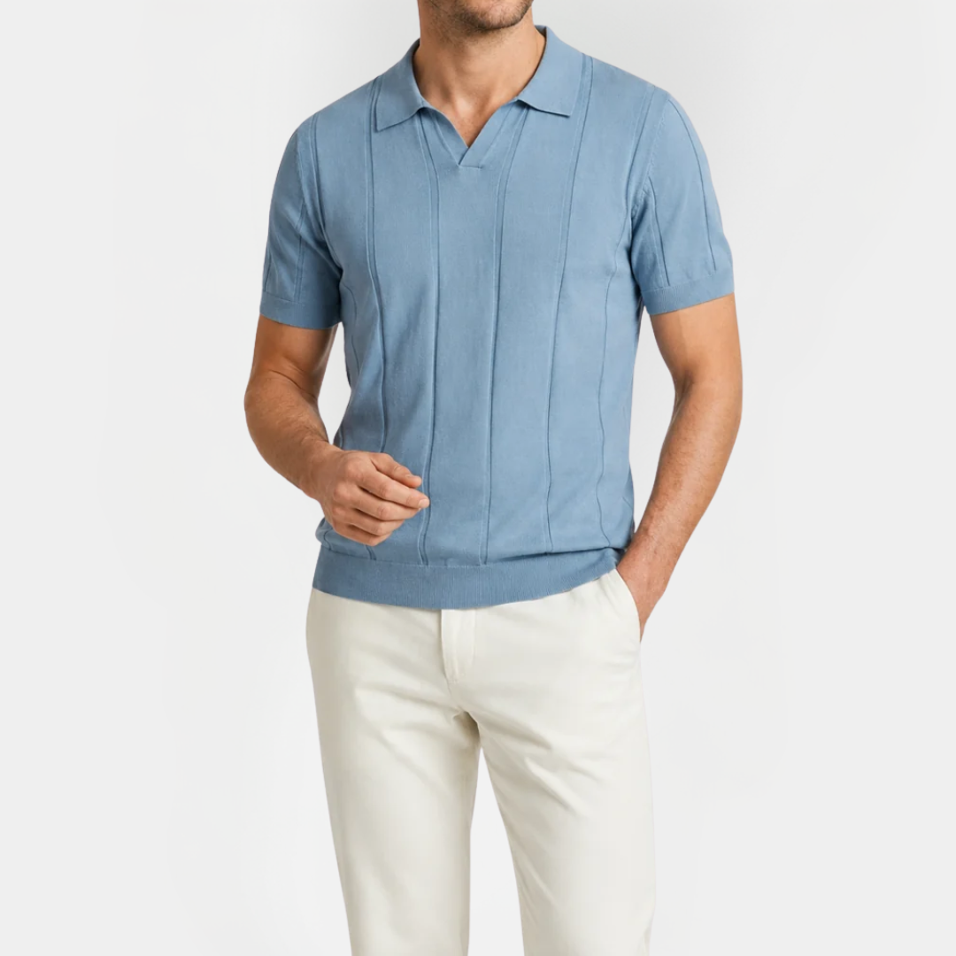 Sterling | Buttonless Polo Shirt