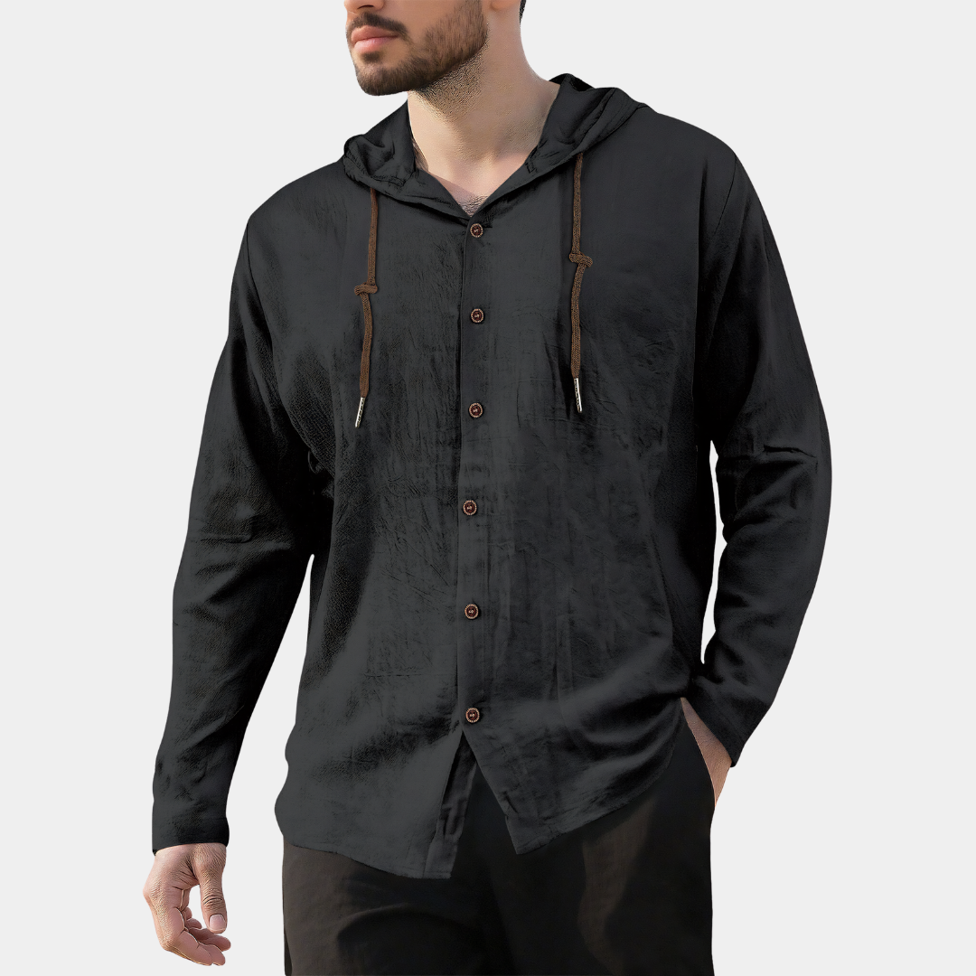 Hudson | Hooded Cotton Shirt