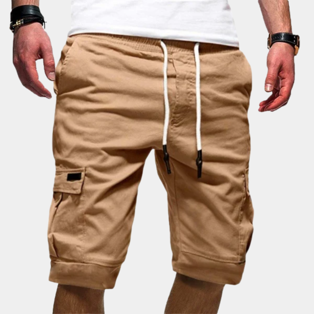 Grayson | Drawstring Cargo Shorts