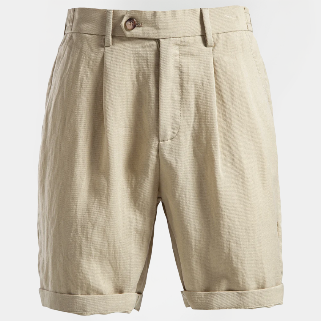 Derek | Cotton Blend Chino Bermuda Shorts