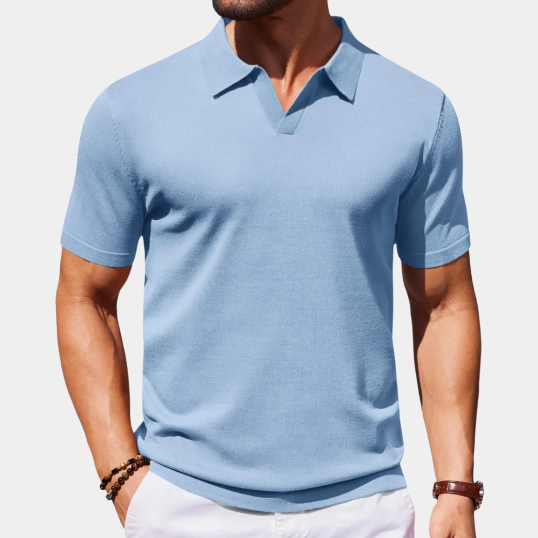 Rhys | Buttonless Polo Shirt