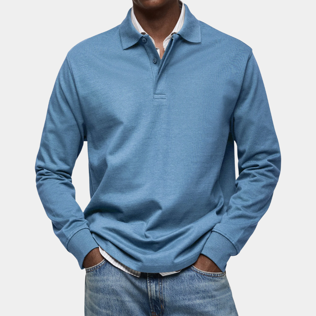 Mason | Classic Long Sleeve Polo Shirt