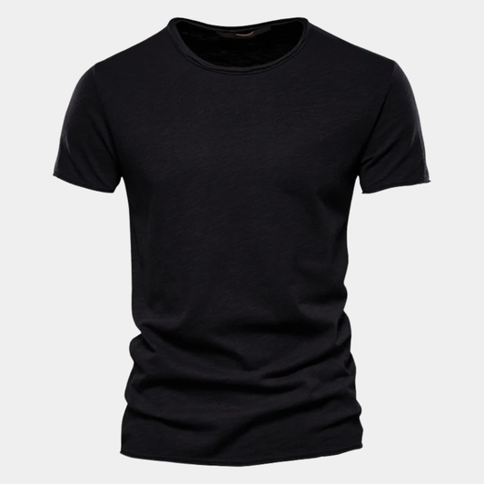 Ethan | Classic Cotton Crew Neck T-Shirt