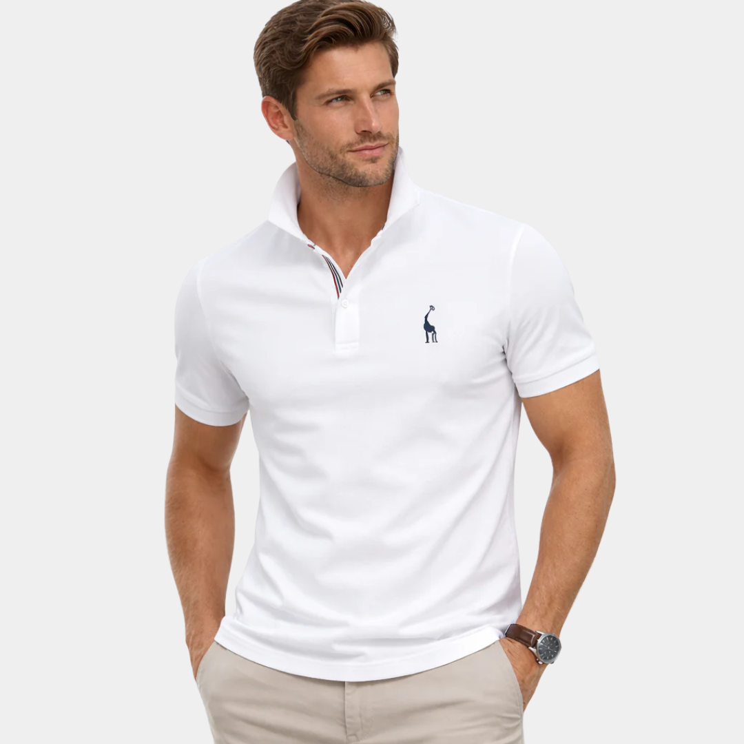 Hudson | Tipped Collar Polo Shirt