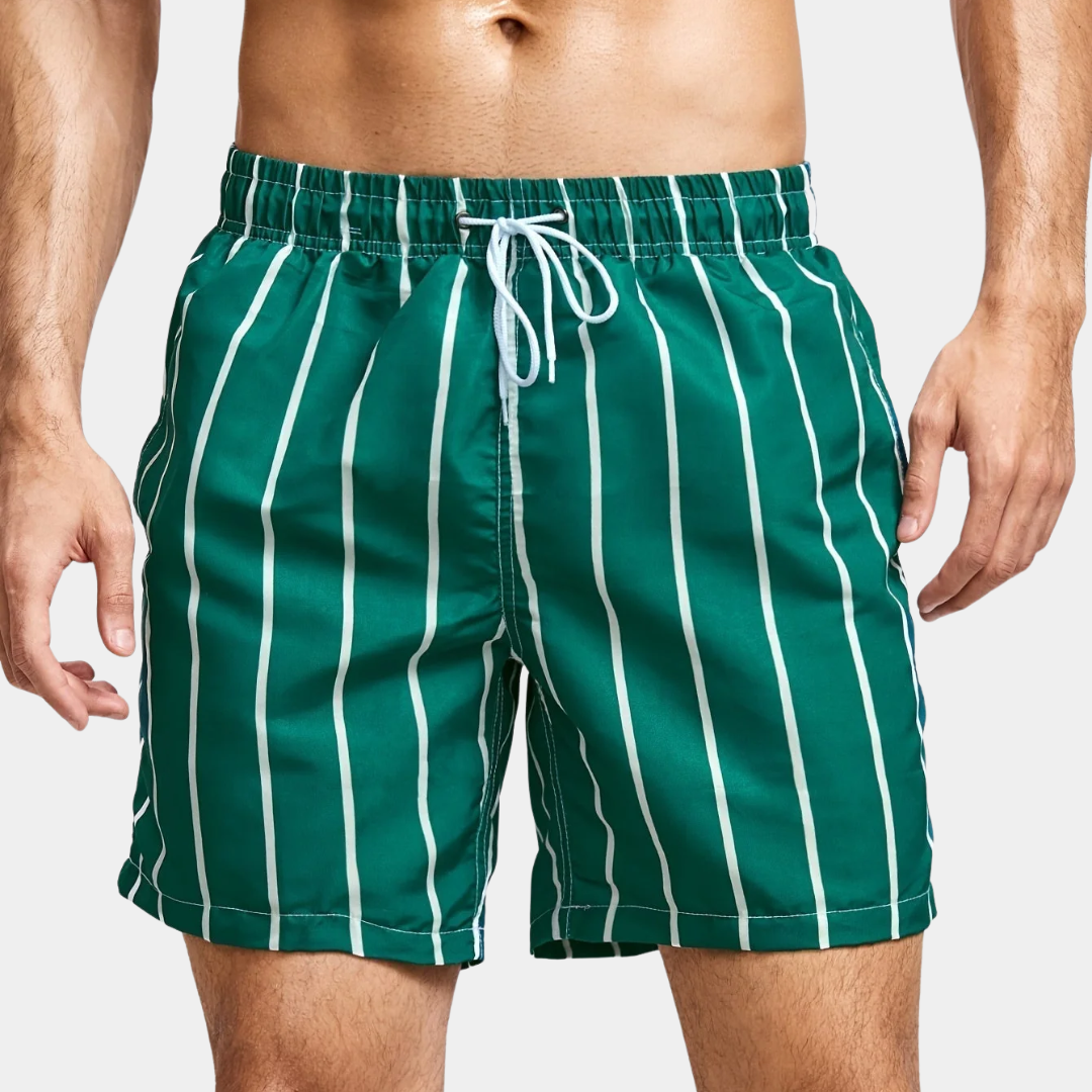 Preston | Striped Swim Shorts