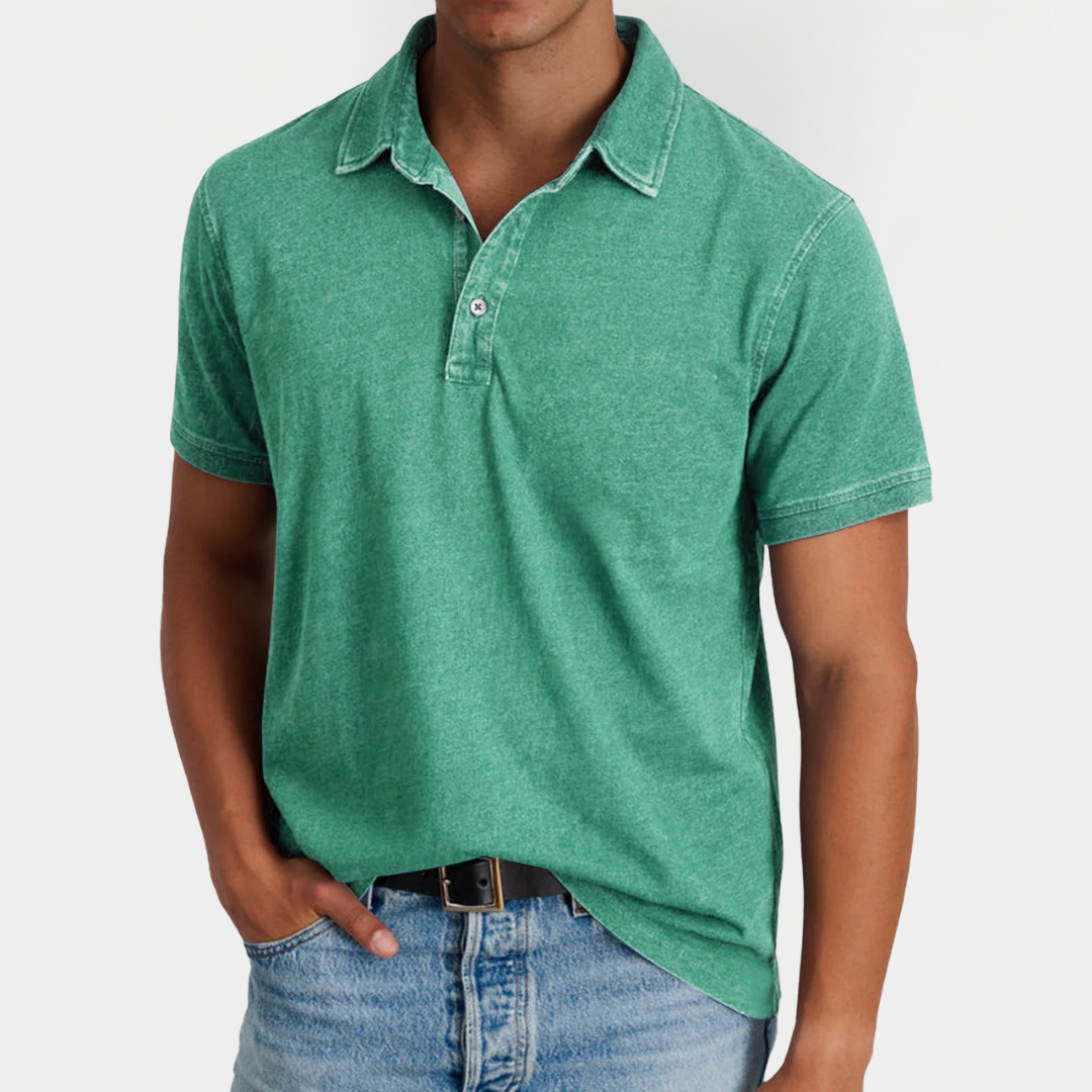 Wesley | Washed Casual Polo