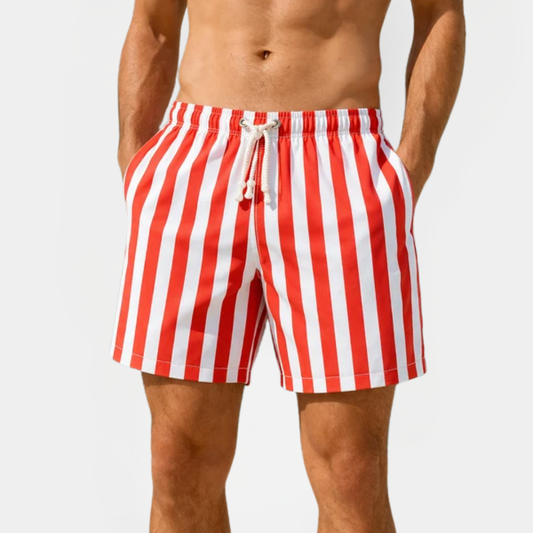 Blake | Striped Swim Shorts