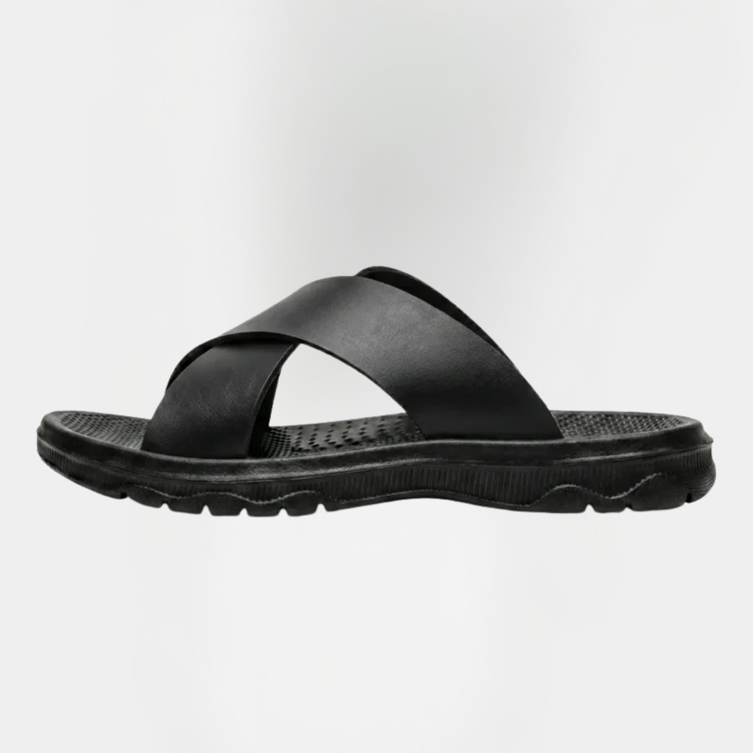 Declan | Cross-Strap Comfort Slides