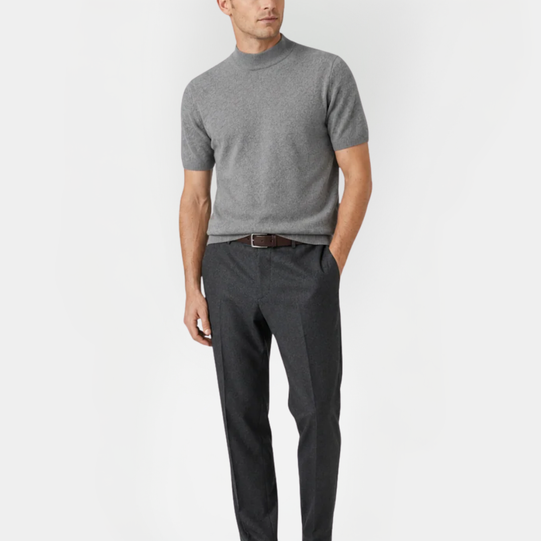 Frederick | Mock Neck T-Shirt