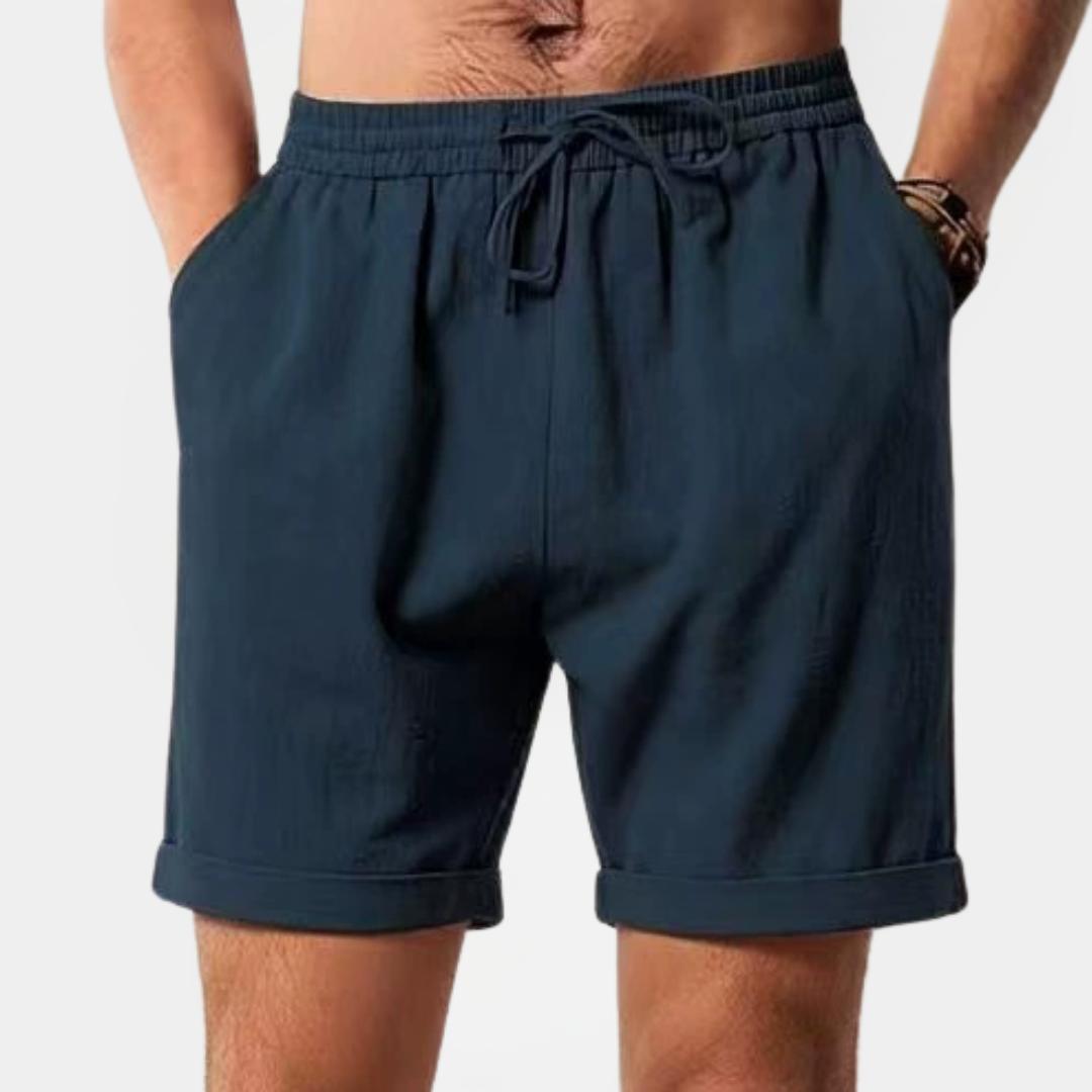 Kieran | Linen Drawstring Shorts