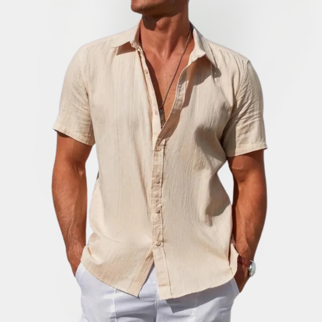 Lachlan | Textured Summer Shirt