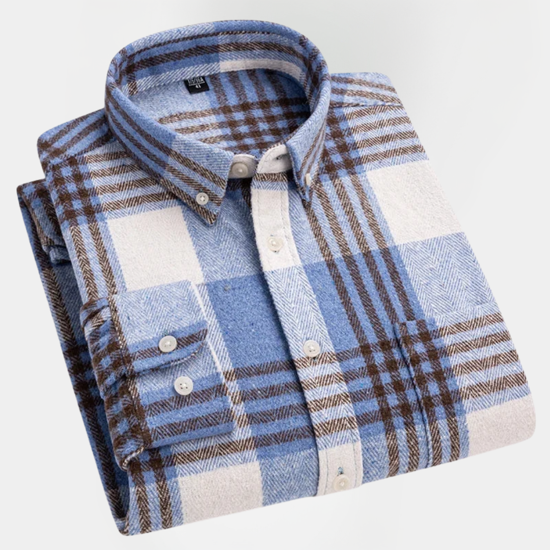 Tristan | Cotton Flannel Shirt