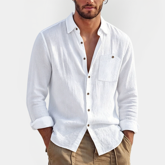 Caleb | Linen Blend Shirt