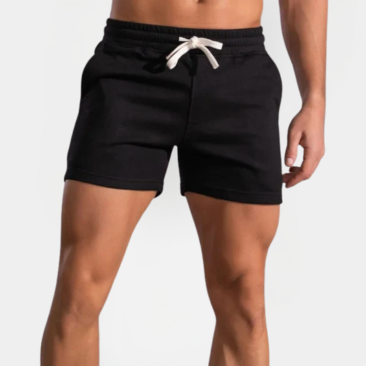 Finn | Cotton Blend Drawstring Shorts