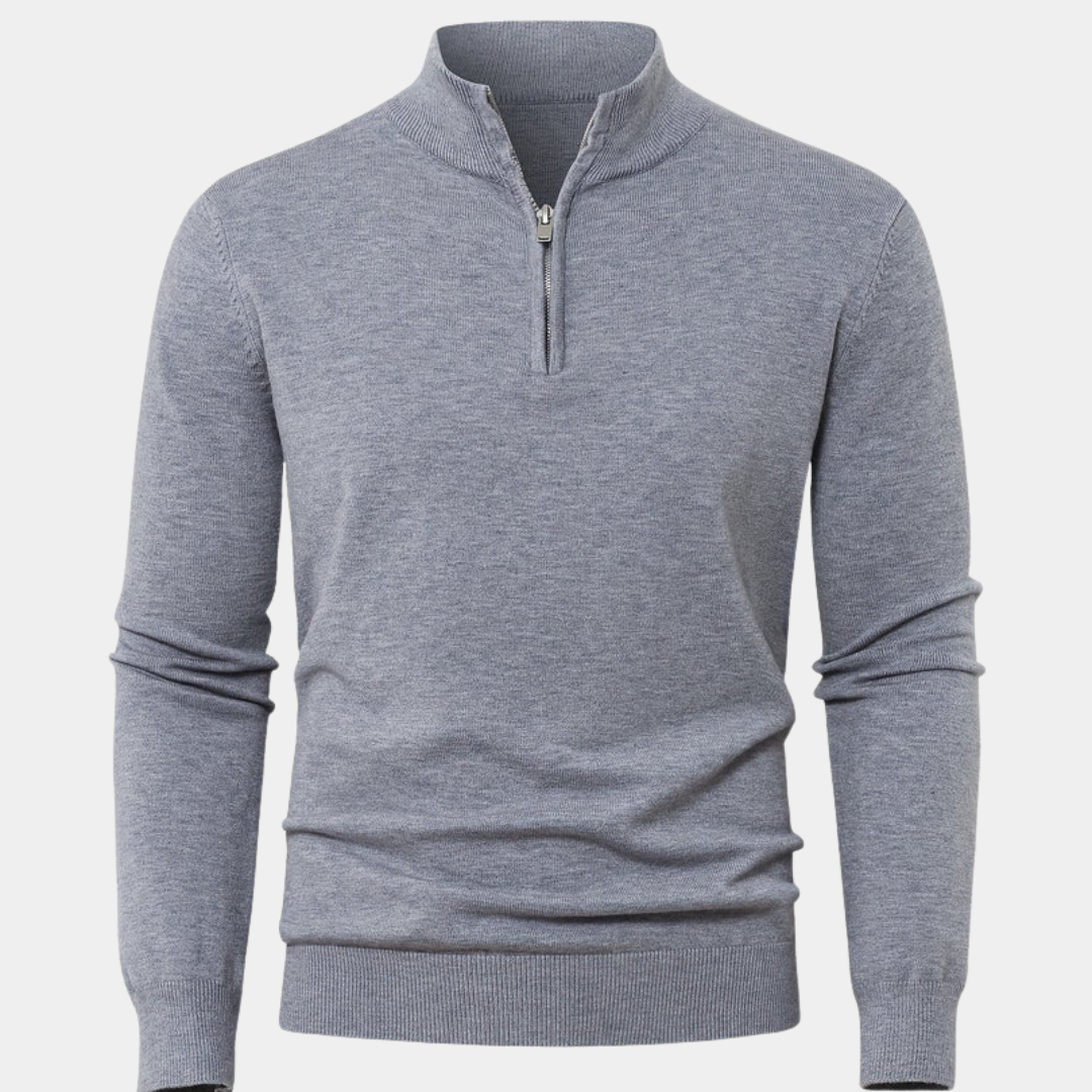Everett | Quarter-Zip Knit Sweater