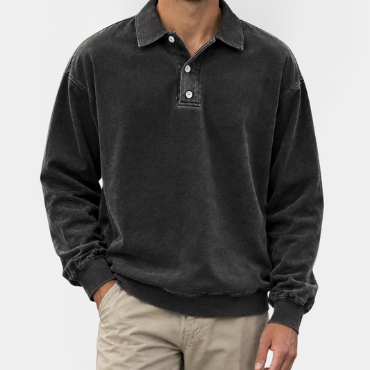 Marshall | Long Sleeve Polo Shirt