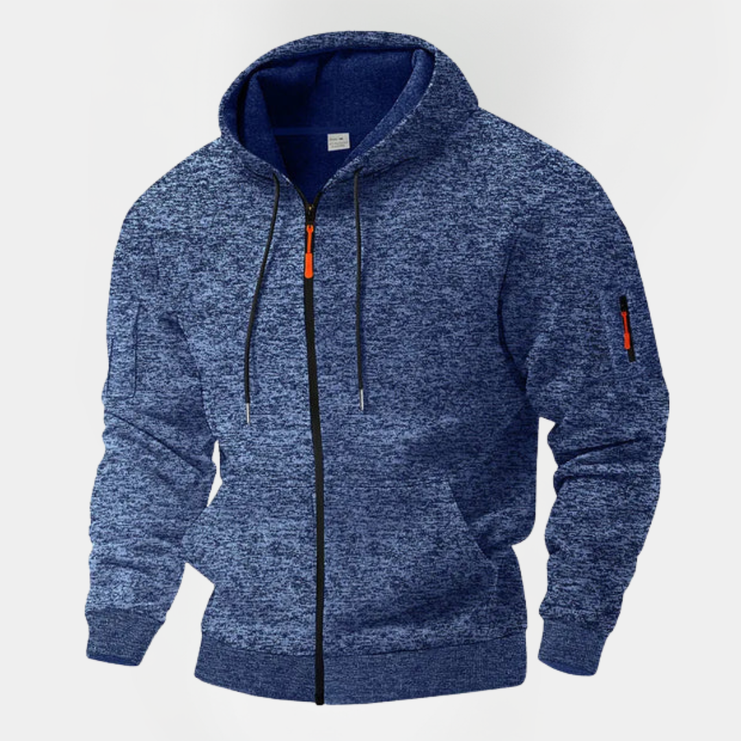 Colton | Textured Zip Hoodie