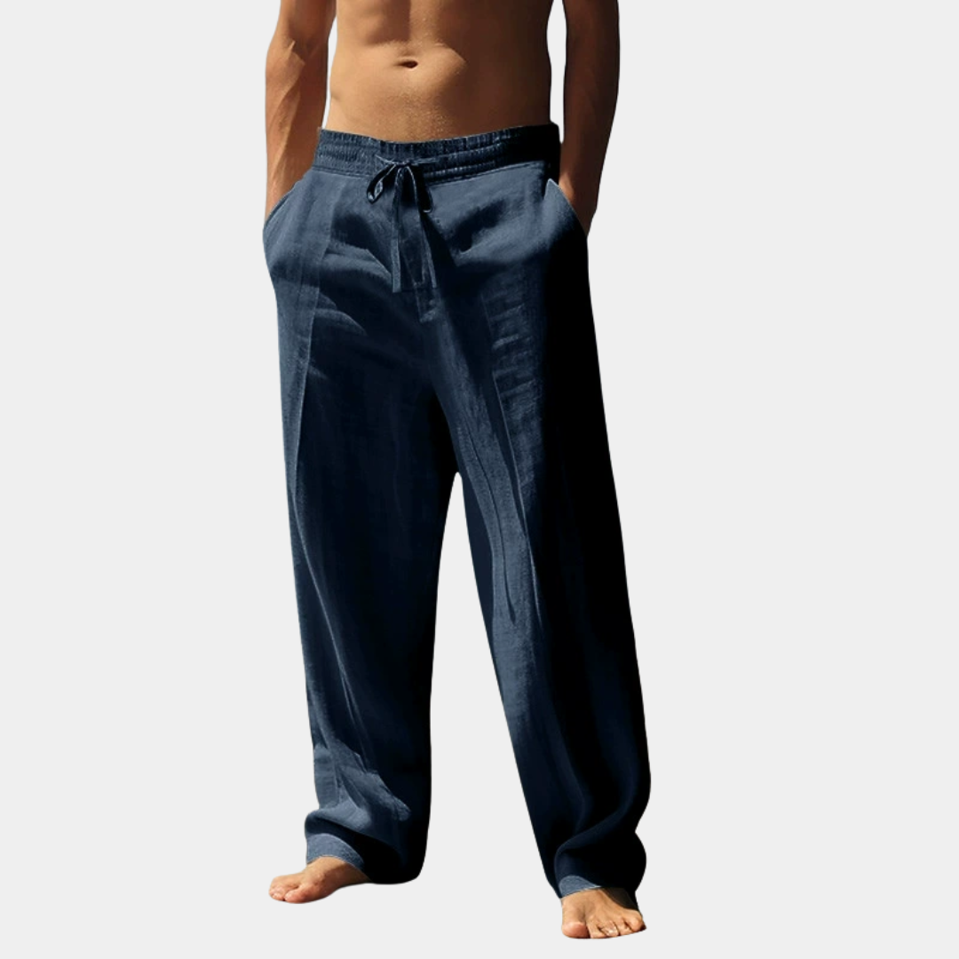 Mason | Linen Drawstring Pants