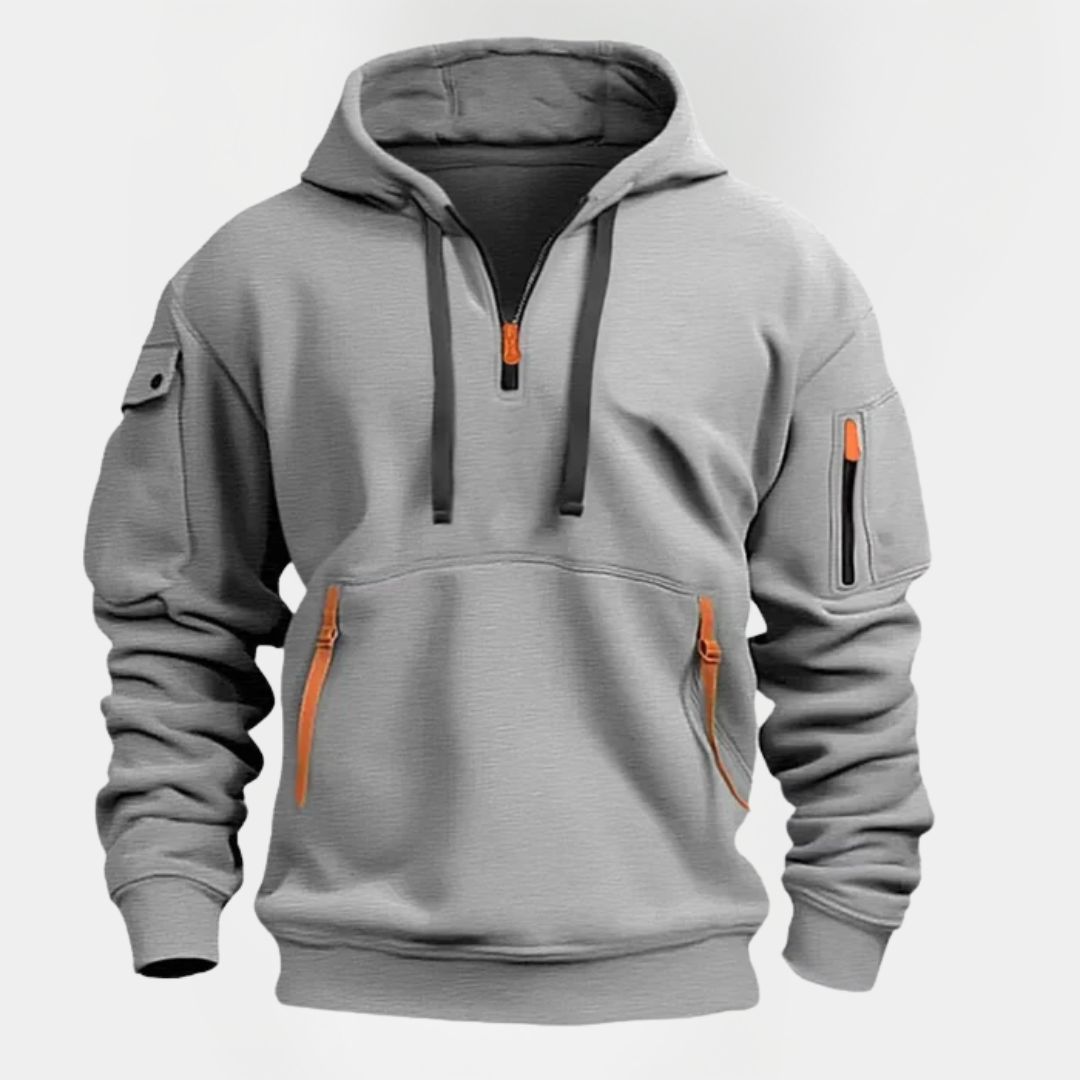Duncan | Utility Half-Zip Hoodie