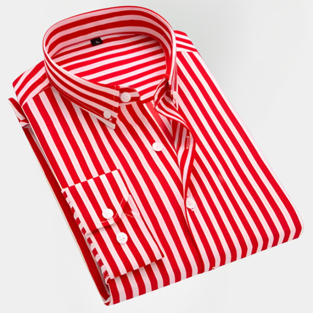 Emmett | Striped Long Sleeve Shirt