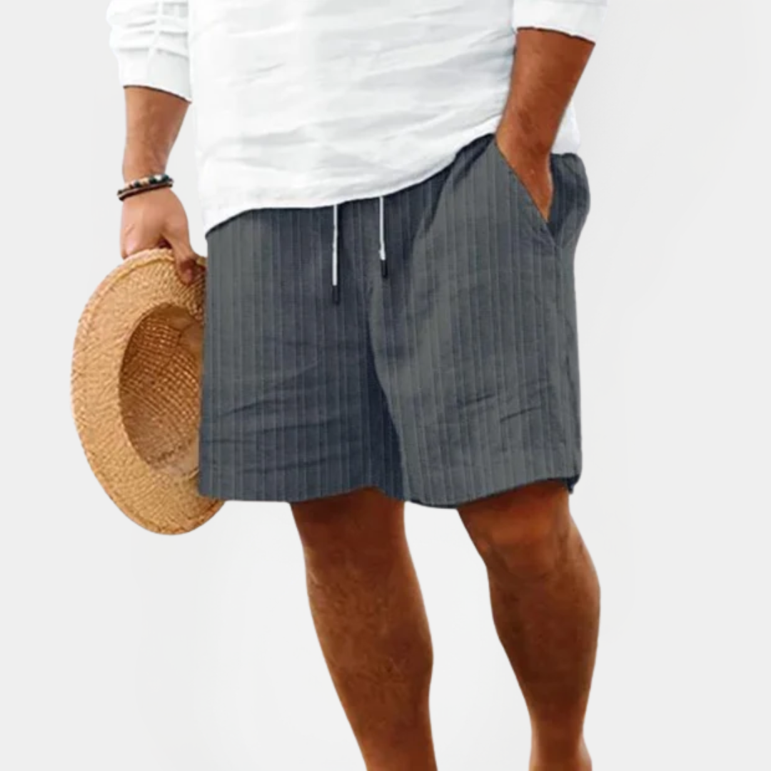Silas | Striped Drawstring Shorts