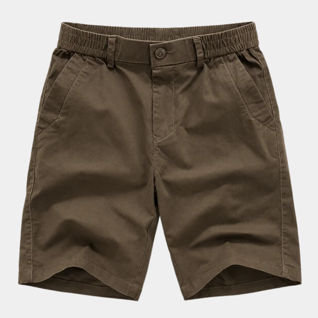 Archer | Elastic Waist Chino Shorts