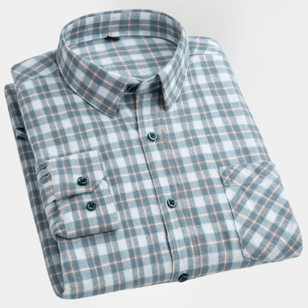 Roland | Checked Cotton Overshirt