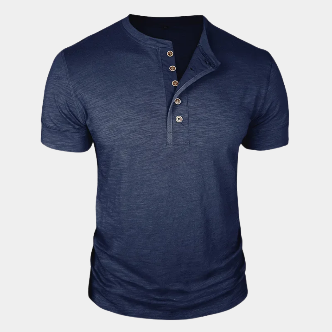 Cooper | Classic Henley T-Shirt