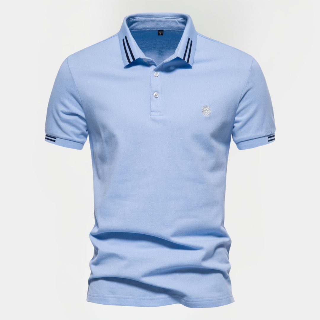 Warren | Contrast Cotton Polo Shirt