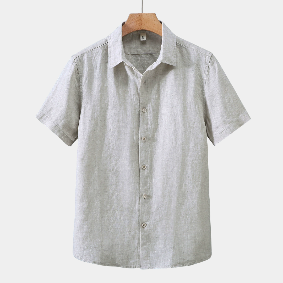 Finn | Classic Linen Short Sleeve Shirt