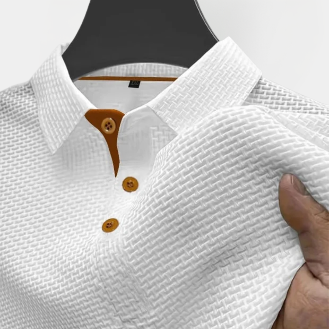 Evan | Textured Casual Polo