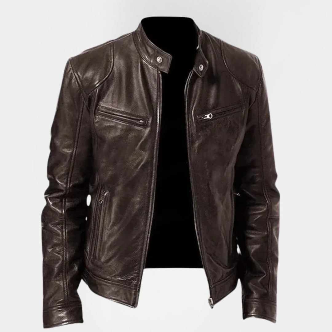Vincent | PU Leather Biker Jacket